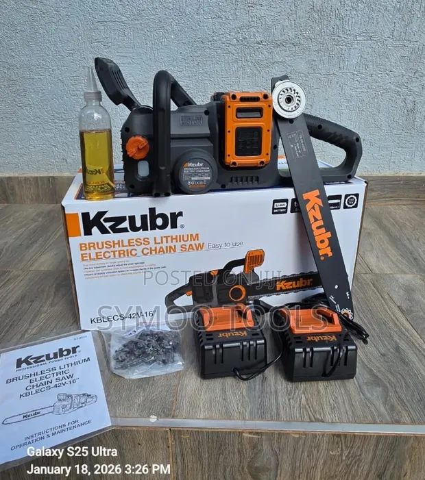 Kzubr Brushless Lithium Electric Chainsaw - 1