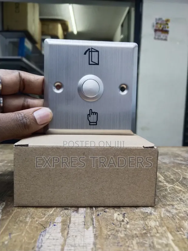 Metallic Exit Button - 1