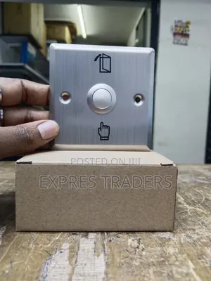 Metallic Exit Button