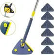 Triangular Floor Mop with 360° Rotating Head - 2