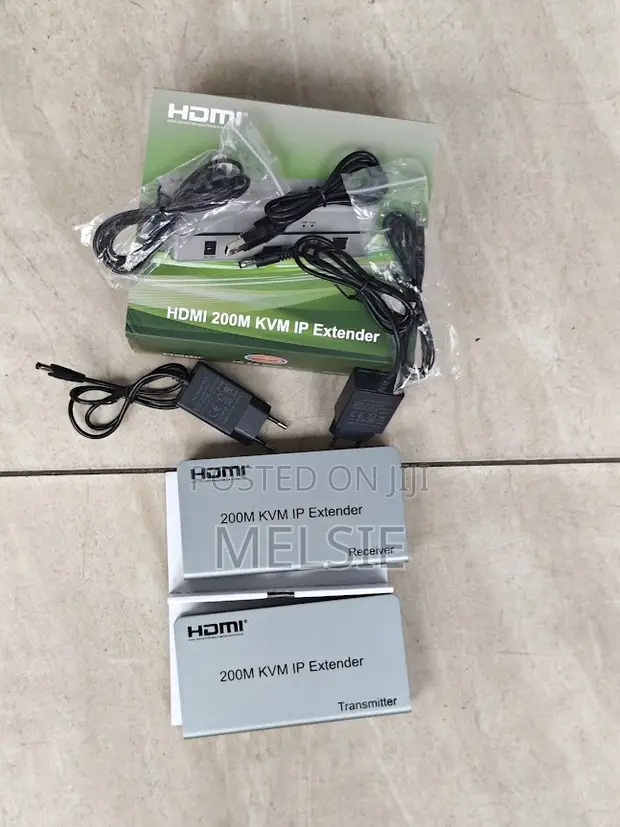 200m HDMI Over LAN KVM Extender - HD Video na USB - 1