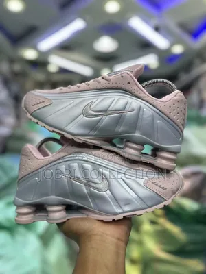 Nike Shox R4 "Barely Rose" Leather Sneakers