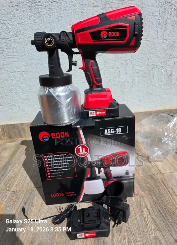 Edon ASG-18 Cordless HVLP Spray Gun - 1