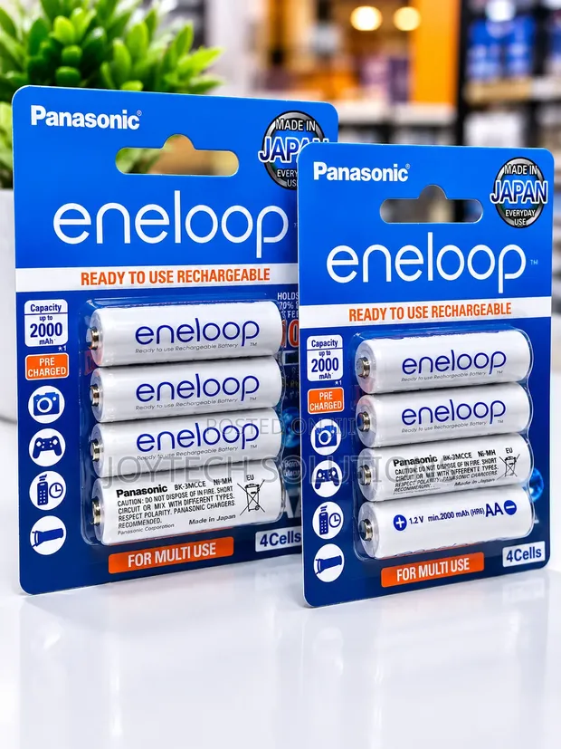 AA Rechargeable Batteries 2000mAh - 4 Pieces - 1