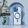 iPhone 16 Pro Max MagSafe Case with Camera Lens Protector - Blue - 1