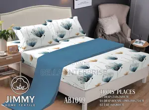 Cotton Fitted Bedsheet Set - Brand New