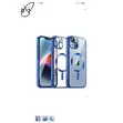 iPhone 14 Plus Electroplated Clear MagSafe Case - Blue - 2