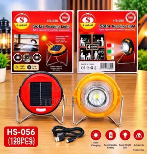 Solar LED Reading Light - Rechargeable, COB