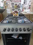 Mika 58cm Standing Cooker - 3 Gas + 1 Electric - 1