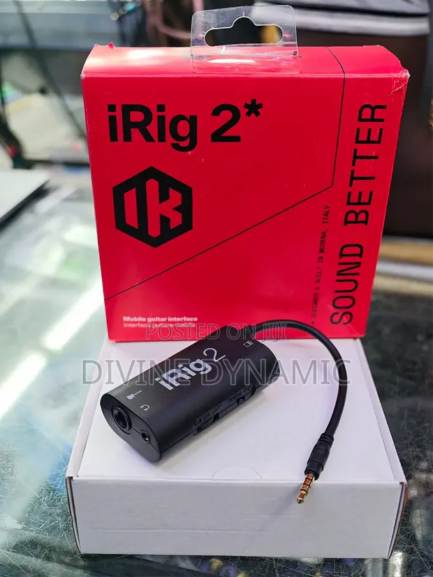 IK Multimedia iRig 2 Guitar Interface Adapter - 1
