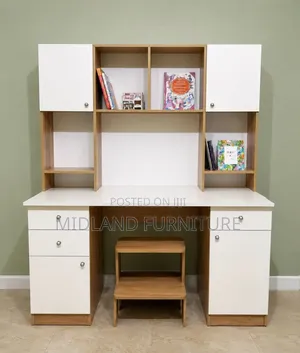 Study Desk with Shelves - Brand New