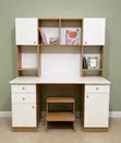 Study Desk with Shelves - Brand New - 1