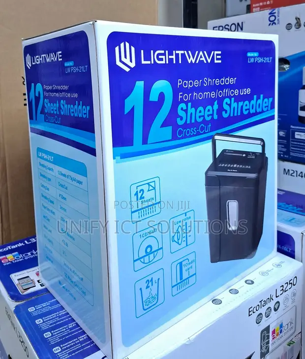 Lightwave 12-Sheet Shredder PSH-21LT - 1