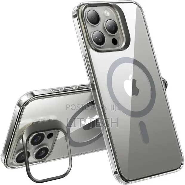 iPhone 15 Pro Max MagSafe Case with Stash Stand - 1