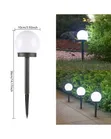 3pcs Taa za Mpira za Solar LED za Kuzuia Maji - bustani ya nje - 2