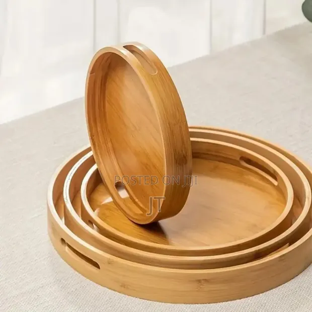 Multifunctional 4-in-1 Bamboo Trays (Big Size) - 1