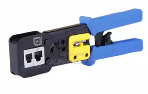 Professional RJ45/RJ11 Pass-Through Crimping Tool