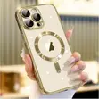 iPhone 13 Pro Magsafe Case - Gold Electroplated Clear - 1