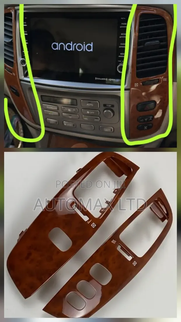 Interior Dashboard Air Vent Frames for Toyota Land Cruiser 100 Series - 1
