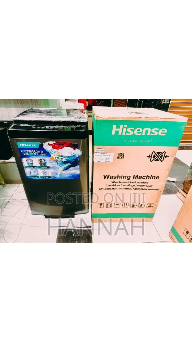 Hisense 9Kg Top Load Fully Automated Washing Machine - 1