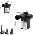 New Electric AC Air Pump 55W with 3 Nozzles - 2