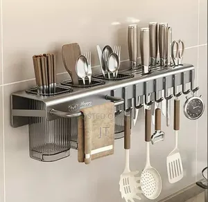Wall Mounted Cutlery Holder - 40cm