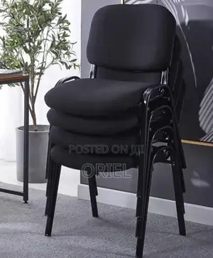 Office Reception Chair - Black, Brand New