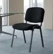 Office Reception Chair - Black, Brand New - 2