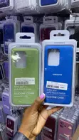 Brown Samsung Silicone Cover for Samsung Galaxy S20 Ultra - 1
