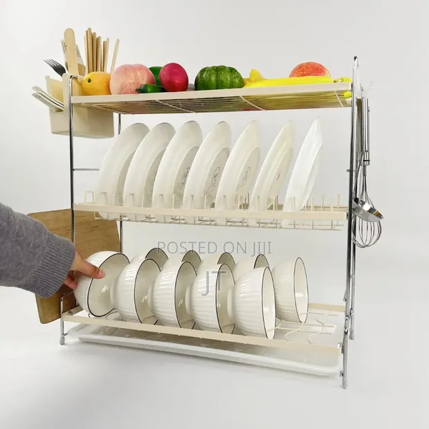 3-Tier Dish Rack - 1