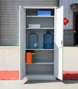 Metallic 2-Door Office Cabinet - Secure Steel Filing Storage - 2