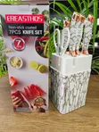 Ereasthqs 7-Piece Non-Stick Coated Knife Set - 1