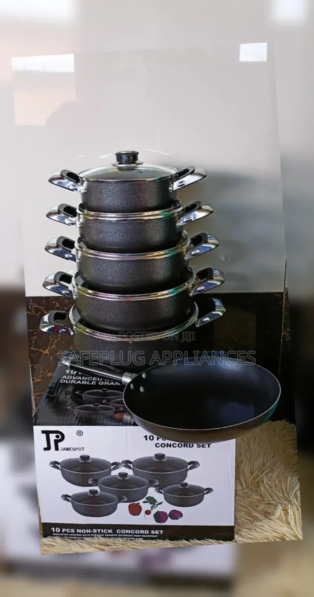 JP 11-Piece Nonstick Cookware Set with Free Pan - 1