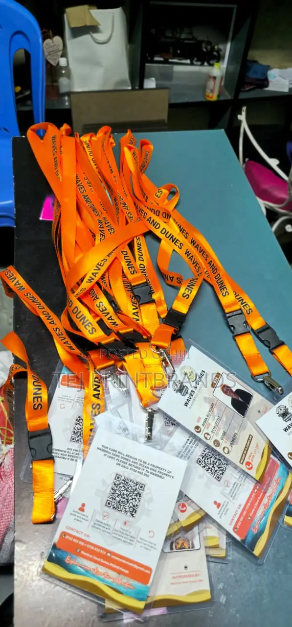 Custom Lanyard and Name Tag Printing - 1