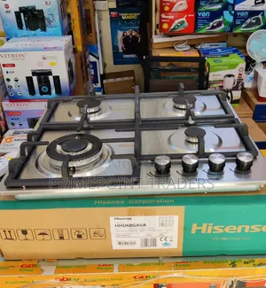 Hisense 60x60cm Stainless Steel Inbuilt Cooker