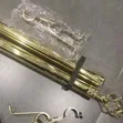 Bronze/Gold Double Extendable Curtain Rod 3m - 2