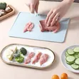 Anti-Slip Fruit Cutting Board and Knife Set - 1