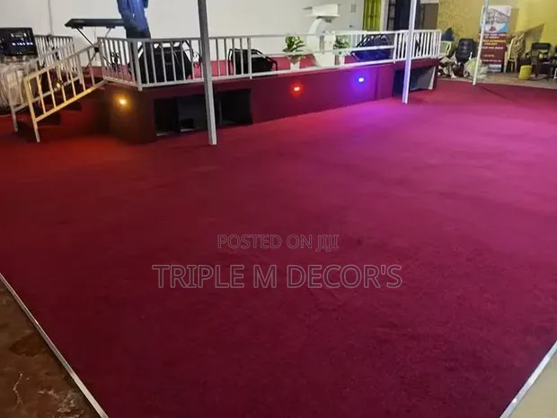 High Density 4mm Delta Carpet for Church Stage Altar - 1