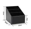 PU Leather 3-Layer Remote Control Organizer - 2