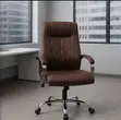 Brown Swivel Executive Chair - 1