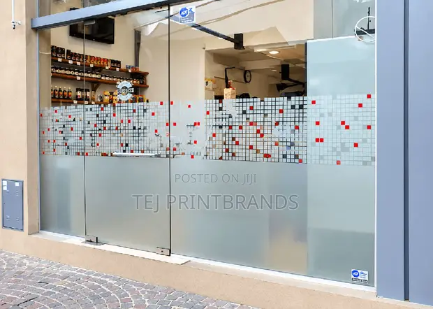 Custom Glass Window Frosting Services - 1