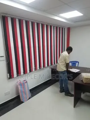 Wall-to-Wall Commercial Vertical Blinds