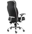High-Back Executive Office Chair - Black Leather - 2