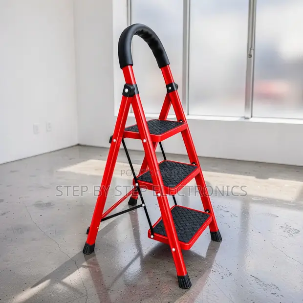 2, 3, 4, & 5 Step Folding Ladder - Strong Support - 1
