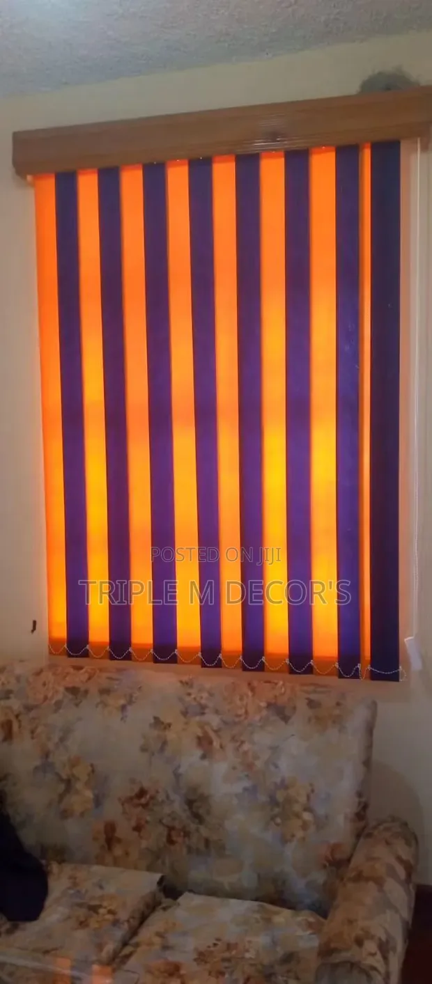 Office Window Blinds Installation / Vertical Blinds - 1