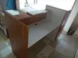120cm Reception Desk - Brown - 3
