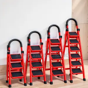 2, 3, 4, 5 Step Folding Ladder with Safety Treads