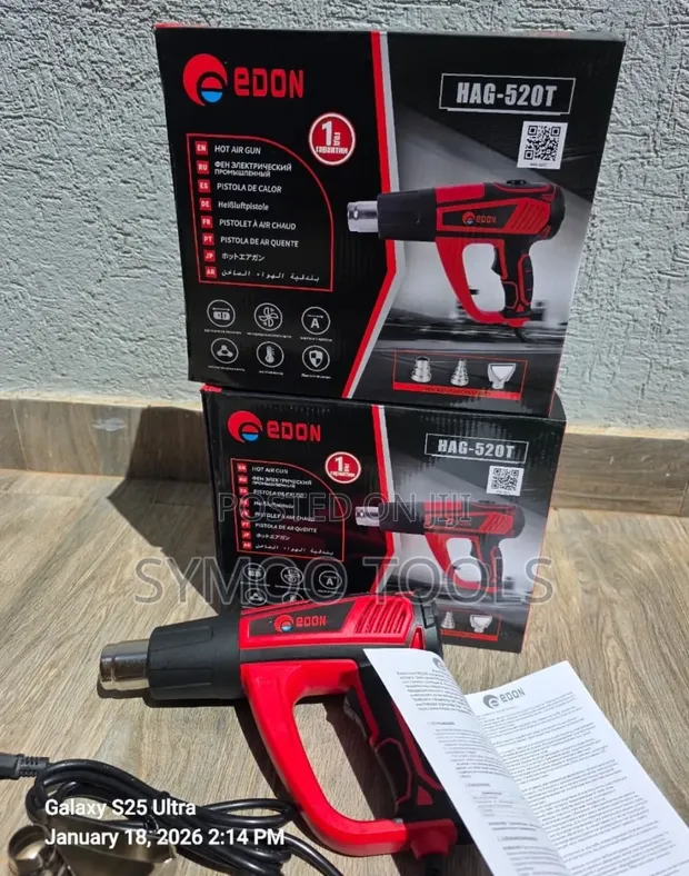Edon Industrial Heat Gun HAG-520T - 1
