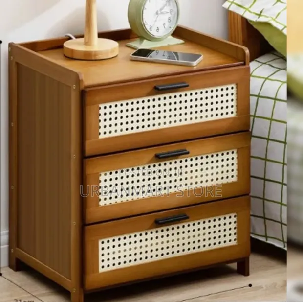 3 Drawer Bedside Cabinet - 1