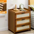 Modern 3 Drawer Bedside Table - 2